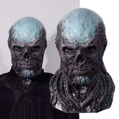 Buy Stranger Things 4 Vecna Halloween Full Latex Masks Scary Cosplay Costume Props • 9.99£