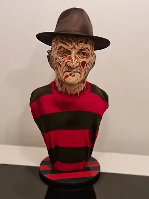 Buy 1:1 Freddy Krueger Deluxe Bust - Overhauled Trick Or Treat Studios Mask. • 345£