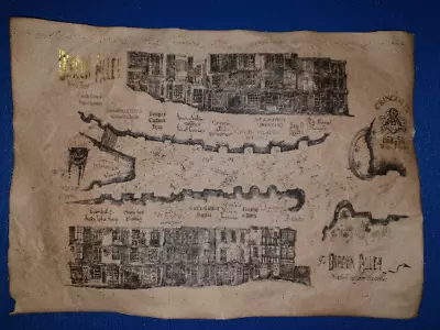 Buy Harry Potter Diagon Alley Map. Harry Potter Prop. Replica • 9.99£