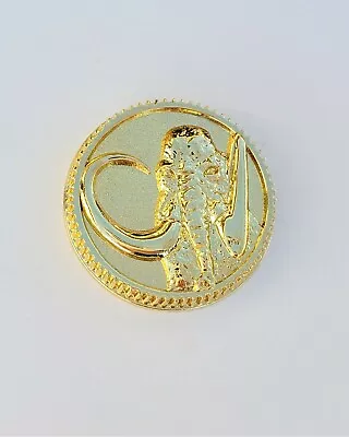 Buy Mastodon Power Coin Gold Dino Made For The Legacy Ranger Morpher Cosplay Prop • 23.62£
