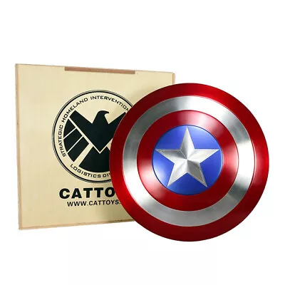 Buy Metal CATTOYZ 1:1 AVENGERS Captain America Shield Replica&Prop Perfect Version • 211.50£