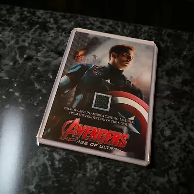 Buy Avengers Ulton Captain America Costume Movie Prop Mini Display Chris Evans Coa • 17.99£