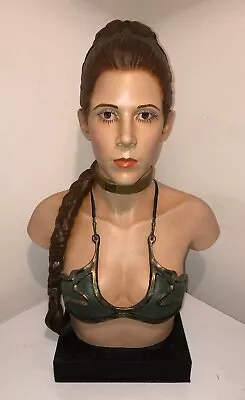 Buy Star Wars Life Size 1:1 Princess Leia Slave Carrie Fisher Bust Prop 3d Printed • 499.99£