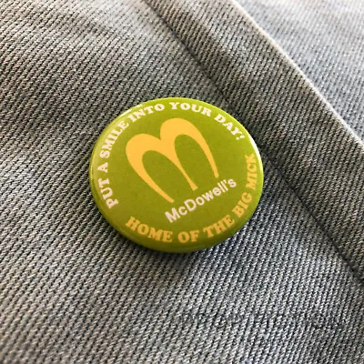 Buy Coming To America - Prop McDowell’s Restaurant Promo Cosplay 1.5” Button Badge • 4.85£