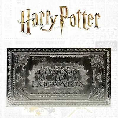 Buy Harry Potter Hogwarts Silver Plated Ticket Limited To 9995 Worldwide • 34.95£