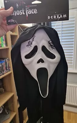 Buy Signed Scream Ghostface Mask With Authentication Horror • 165£