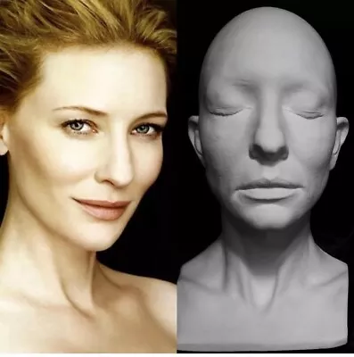 Buy Cate Blanchett Life Mask Cast Prop Lord Of The Rings Elizabeth Thor Ragnarok !!! • 118.08£