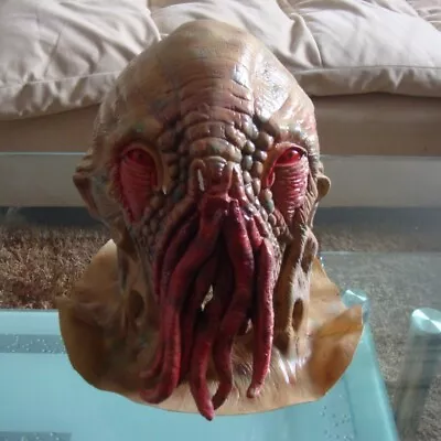 Buy Doctor Who Planet Of The Ood Octopus Alien Mask Halloween Scary Animal Head Prop • 13.80£