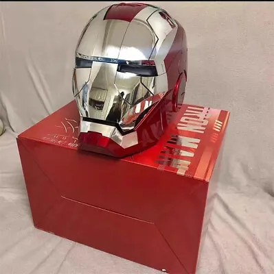 Buy AUTOKING Iron Man MK5 Helmet Voice Control 1:1 Wearable Mask Movie Cosplay Props • 175£