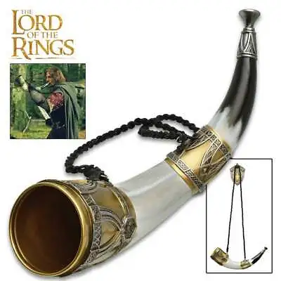 Buy Horn Of Gondor Officially Licensed Lord Of The Rings LOTR Movie Prop Replica New • 179.54£