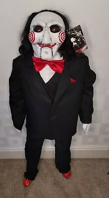 Buy Saw Billy Puppet Halloween Life Size Prop Replica Trick Or Treat Studios 40  H • 269.99£