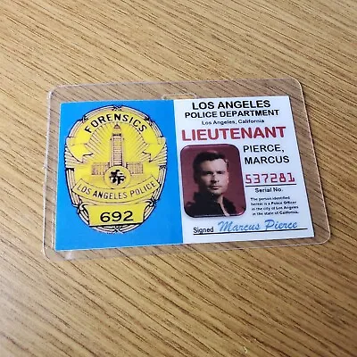 Buy Lucifer TV Show ID Badge-Lieutenant Marcus Pierce Cosplay Costume Prop • 7.55£