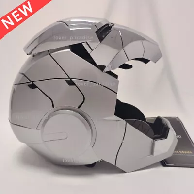 Buy  Sliver Iron Man 1:1 MK5 Helmet Wearable Voice-controlled Deformed Cosplay Prop • 145.99£