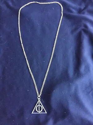 Buy Sign Of The Deathly Hallows Pendant Necklace Film Prop - Harry Potter - UK Stock • 3.25£