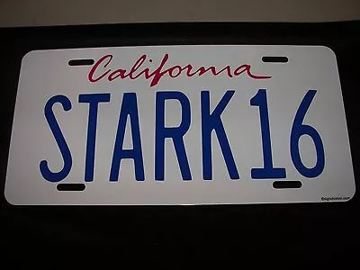Buy Iron Man 2 , Tony Stark's  STARK 16,   Prop License Plate, Robert Downey JR • 14.17£