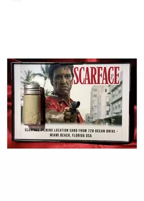 Buy SCARFACE Mob Movie Filming Location Relic Prop Framed Memorabilia - FL. USA • 32.99£
