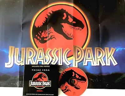 Buy Jurassic Park Theme Music CD With Collectors Poster • 25.50£