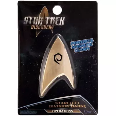 Buy Star Trek Discovery Operations Division Magnetic Badge 1:1 Scale Cosplay Replica • 17.99£