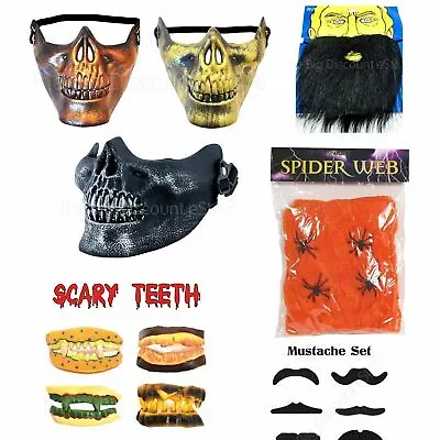Buy Halloween Masks Scary Fancy Dress Costume Party Accessories And Props Wholesale • 7.95£