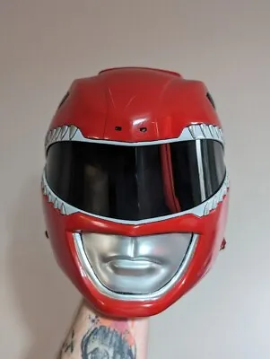 Buy Power Rangers Red Ranger Helmet Fiberglass Prop Replica • 100£