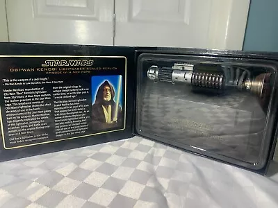 Buy Star Wars Master Replicas Obi-Wan Kenobi .45 Scale Lightsaber • 60£