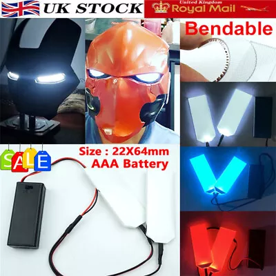 Buy Bendable LED Light Eyes DIY Kits For Iron Man Black Panther Helmet Cosplay Props • 9.08£