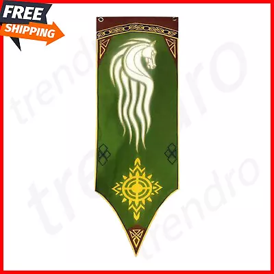 Buy Lord Of The Rings Rohan Banner Flag LOTR Gondor The Hobbit Comic Con Film Prop • 14.36£