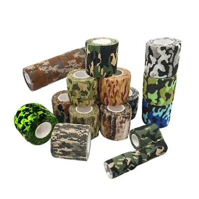 Buy Military Props Camouflage Bandage Outdoor Tools Self-adhesive Camo Wrap Tapes • 3.30£