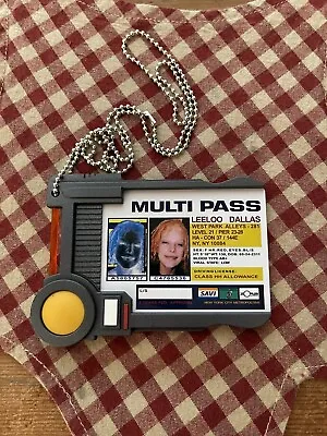 Buy Leeloo Dallas Multi Pass Prop Replica ID Badge Holder Fifth Element Loot Crate • 8.50£