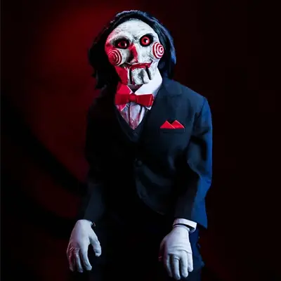Buy SAW Billy Puppet Deluxe Prop Doll Life Size Replica (W/ Sound & Motion) • 499.99£