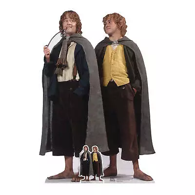 Buy Merry And Pippin Lord Of The Rings Lifesize Cardboard Cutout Free Mini Standee • 40.99£