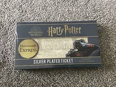 Buy Harry Potter - Hogwarts Express Silver Plated Ticket Brand New And Sealed • 26.95£