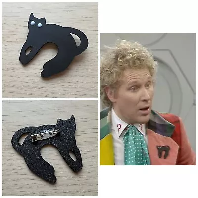 Buy 6th Doctor Dr Who Inspired Cat Lapel Pin Badge Sixth Cosplay Replica Prop • 7.95£