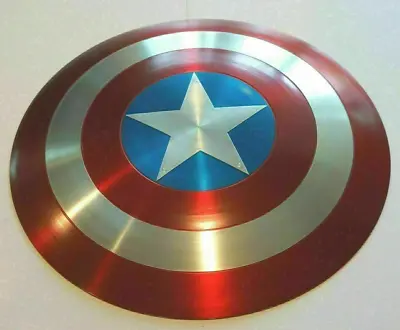 Buy Captain America Shield Marvel Legends Replica Kids Toy Metal Avengers Shield New • 77.99£