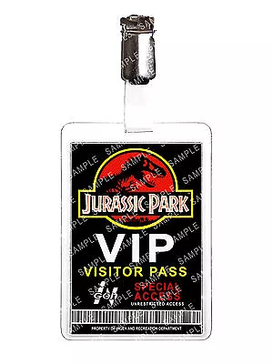 Buy Jurassic Park VIP Visitor Pass Cosplay Film Prop Cool Gift Comic Con Halloween • 6.99£