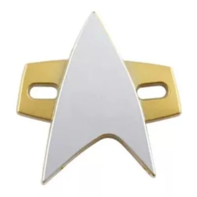 Buy Star Trek Voyager Combadge Prop Replica Starfleet Emblem Insignia Pin Badge • 8.95£