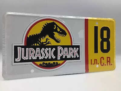 Buy Jurassic Park ’18' • US Car License Number Plate • New • Film Prop • 15£