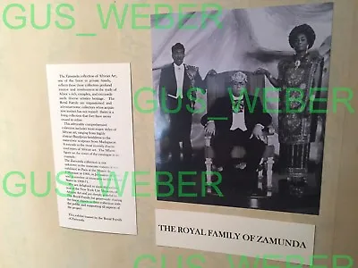 Buy Coming To America Movie Prop Akeem Royal Family Of Zamunda Museum Photo & Info • 20.79£