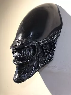 Buy H.R Giger Alien Head Wall Model Display Prop Resin Replica Aliens Black Silver • 19.99£