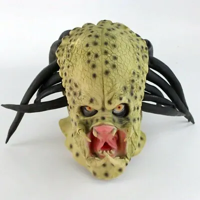 Buy Adult Alien Predator Mask Helmet Prop Halloween Predator Alien Mask Overhead • 13.99£