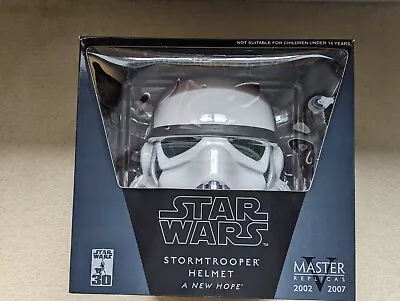 Buy Star Wars A New Hope SW-153CE Master Replicas Stormtrooper Helmet 2007 (RARE). • 249£