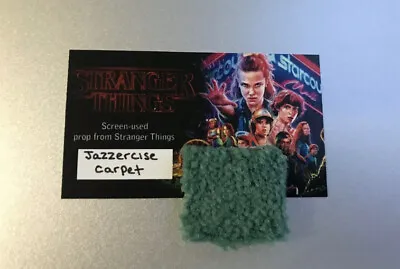 Buy Stranger Things Prop Starcourt Mall Jazzercise Carpet Piece Screen Used Movie • 7.56£