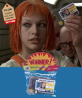 Buy The Fifth Element Leeloo Dallas Multi Pass Prop Replica Loot Crate Exclusive QMX • 22.50£