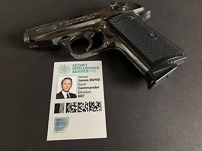 Buy James Bond Oo7 Mi6 I.d. Security Card Prop Badge Pass Daniel Craig Memorabilia!! • 1.75£
