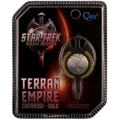 Buy Star Trek Mirror TNG Terran Empire Magnetic Badge 1:1 Scale Cosplay Replica QMx • 13.99£
