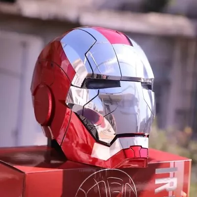Buy Iron Man MK5 Helmet Voice Control Open&Closed Mask Cosplay Iron Man Helmet • 176.01£