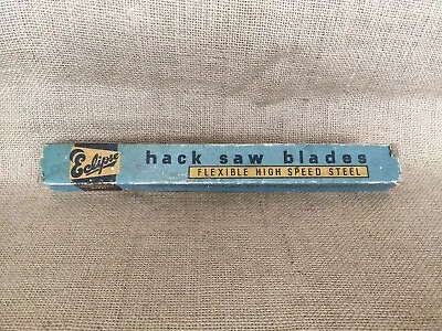 Buy Vintage Eclipse Hacksaw Blades Empty Box Film TV Theatre Prop Classic Workshop  • 7£