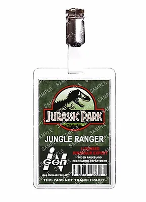 Buy Jurassic Park Jungle Ranger Dinosaur Cosplay Prop Costume Comic Con Halloween • 6.99£