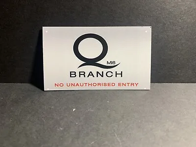 Buy James Bond Oo7 Q Branch Card Prop Mi6 Quartermaster Gadget Lab Memorabilia • 1.75£