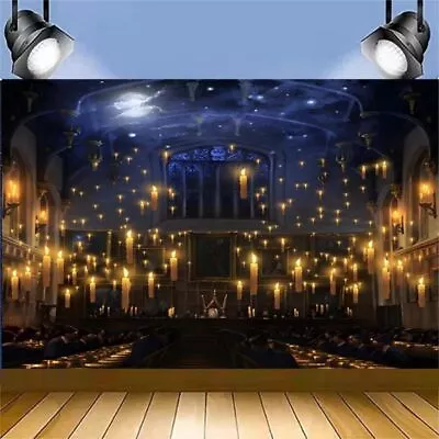 Buy Hogwarts Harry Potter Backdrop Birthday Party Photo Background Banner Prop Decor • 11.99£